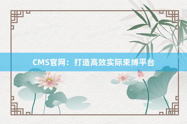 CMS官网：打造高效实际束缚平台